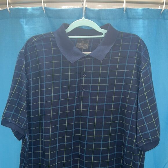 Steve and Barry’s polo shirt blue green - Picture 5 of 6
